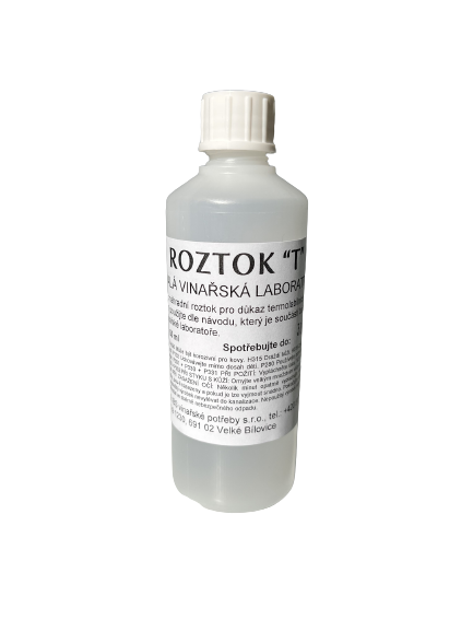 Roztok T (analýza termolabilních bílkovin) 50 ml